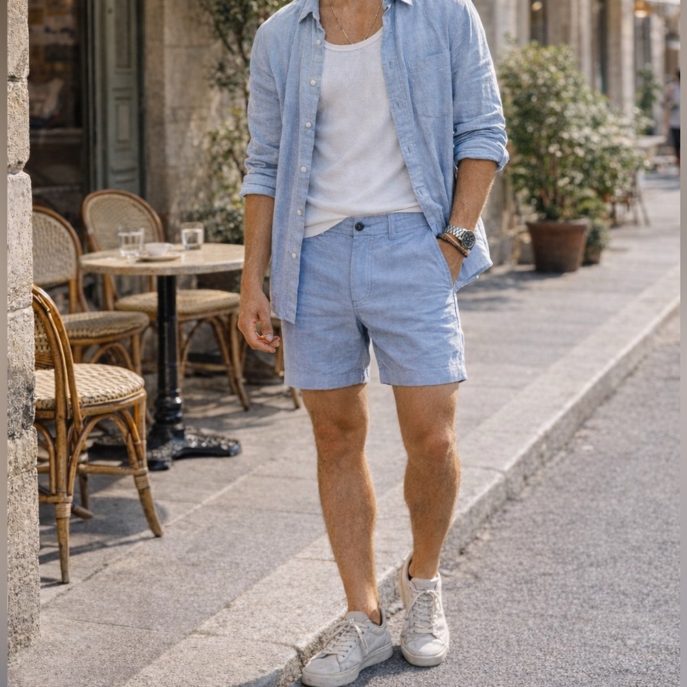 J.Crew Men’s 7” cotton shorts size 28 NWT